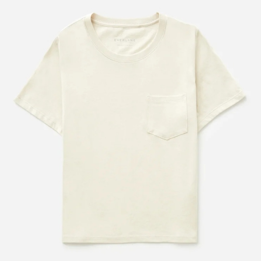 Cotton box cut pocket tee